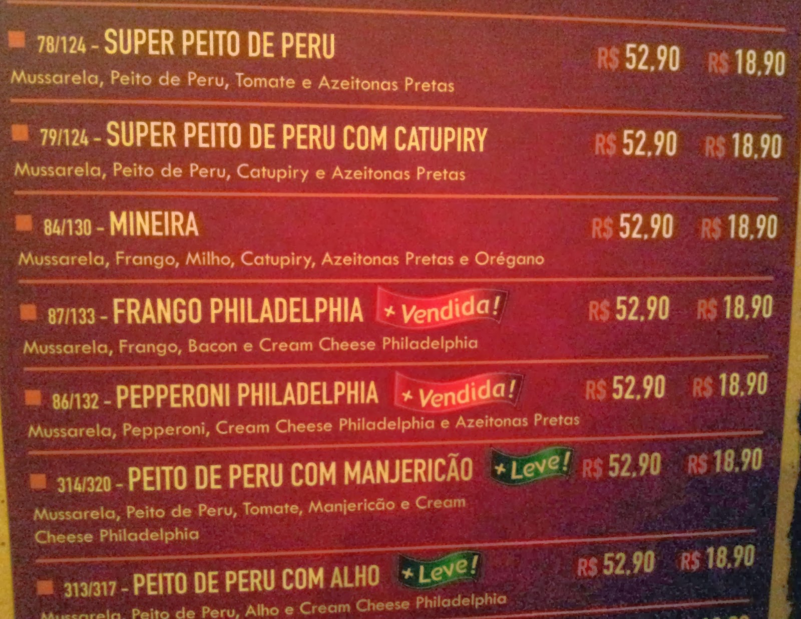 Super Pizza Pan Sorocaba Cardápio